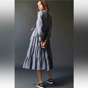 Anthropologie AGOSTA TIERED MAXI DRESS size S NWT